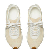 Tan shoes, front view