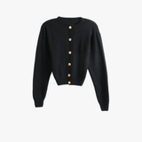 Black knitwear, front view