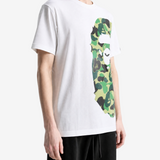 White t-shirt, full body view
