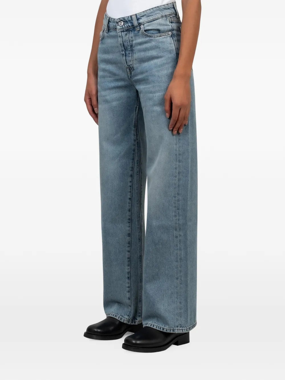 Blue jeans, full body view