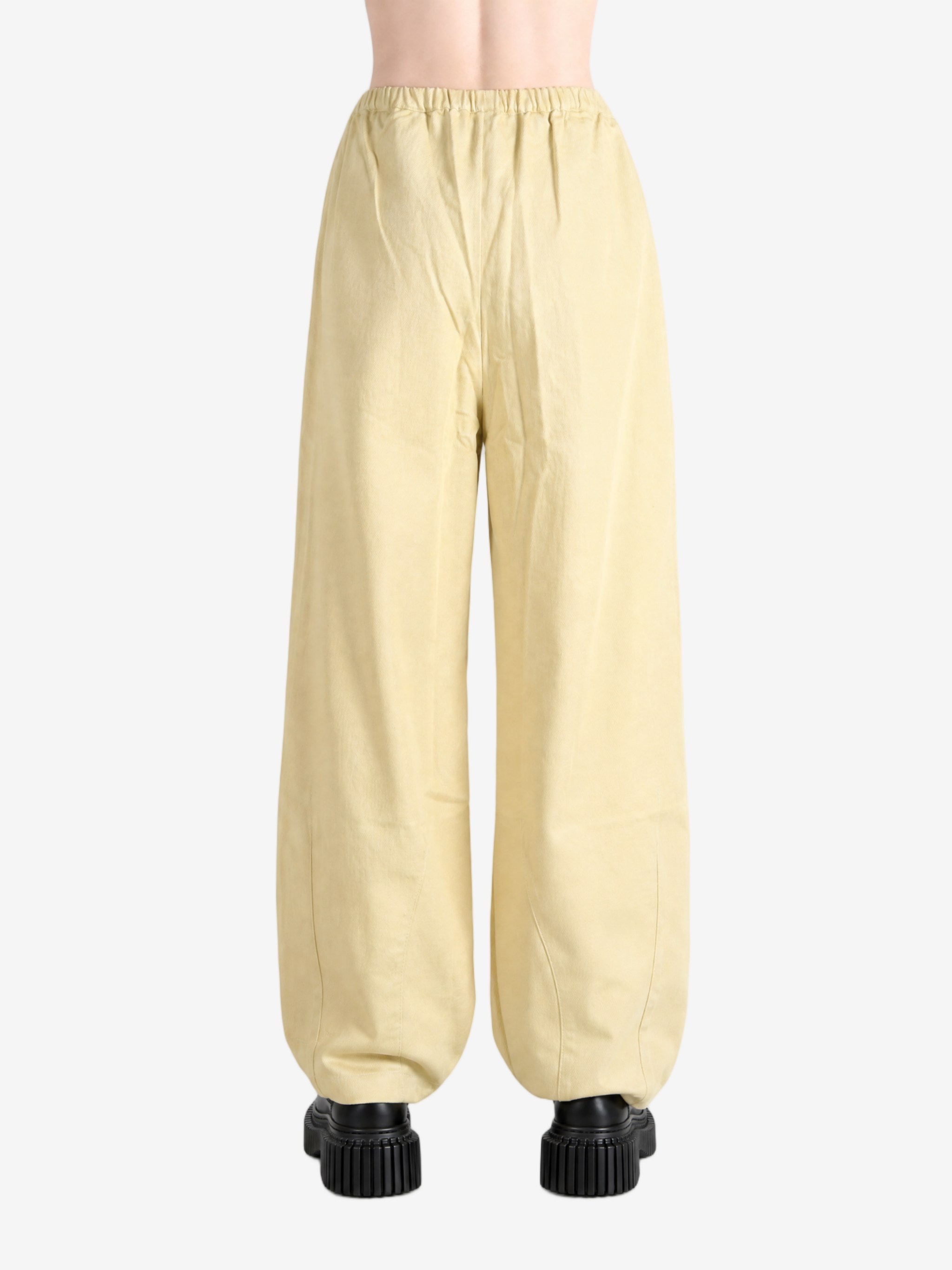 Yellow pants, full body view