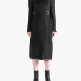 black coat ,full body view