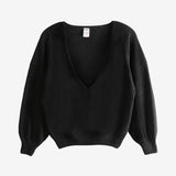 Black sweatshirt, front view