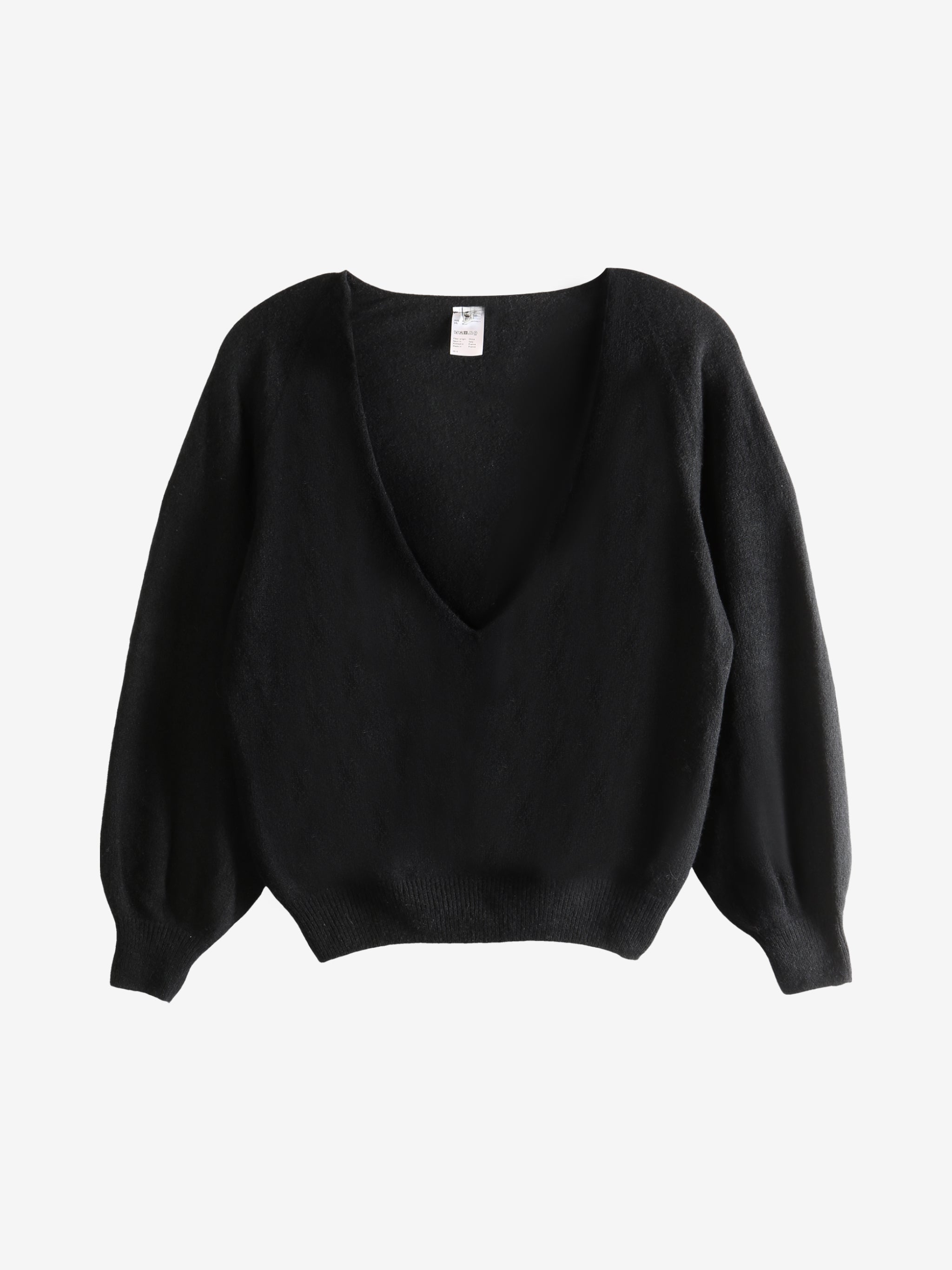 Black sweatshirt, front view