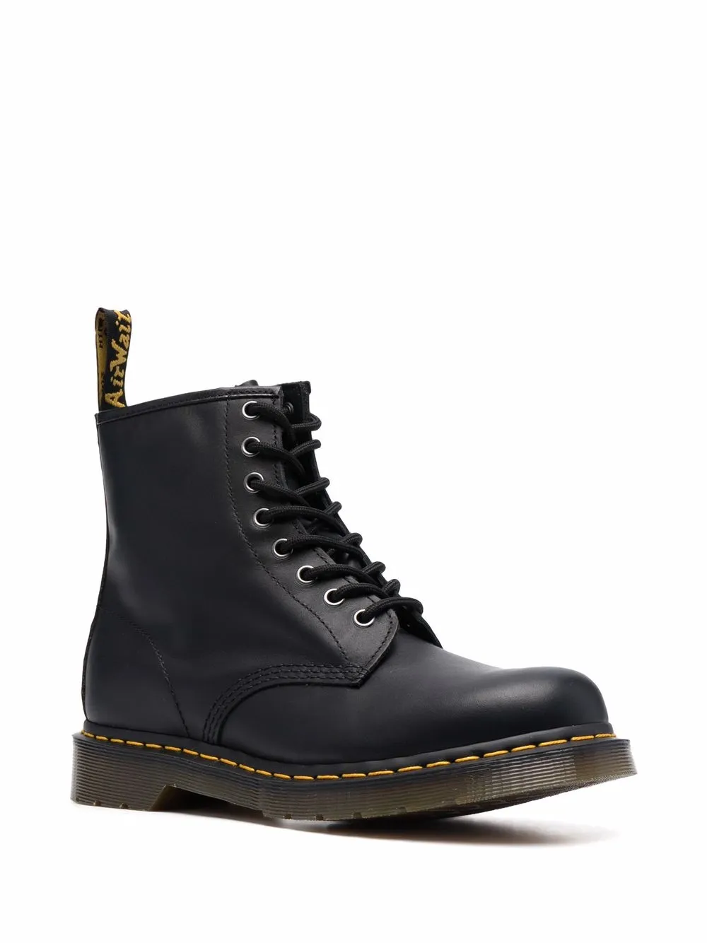 DR. MARTENS - 2976 Yellow Stitch Smooth Leather Chelsea Boots