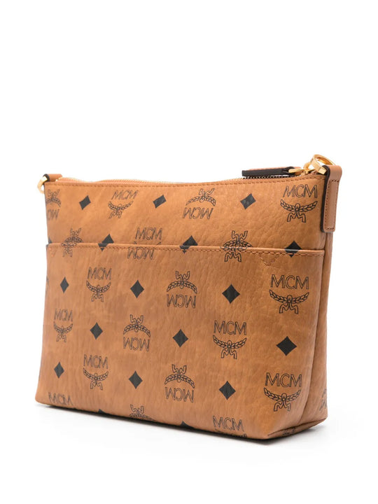 Tan bag, front view