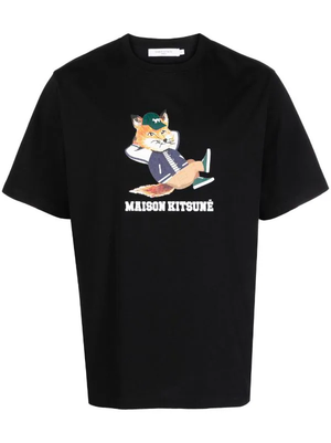 MAISON KITSUNE Women Dressed Fox Easy Tee-Shirt