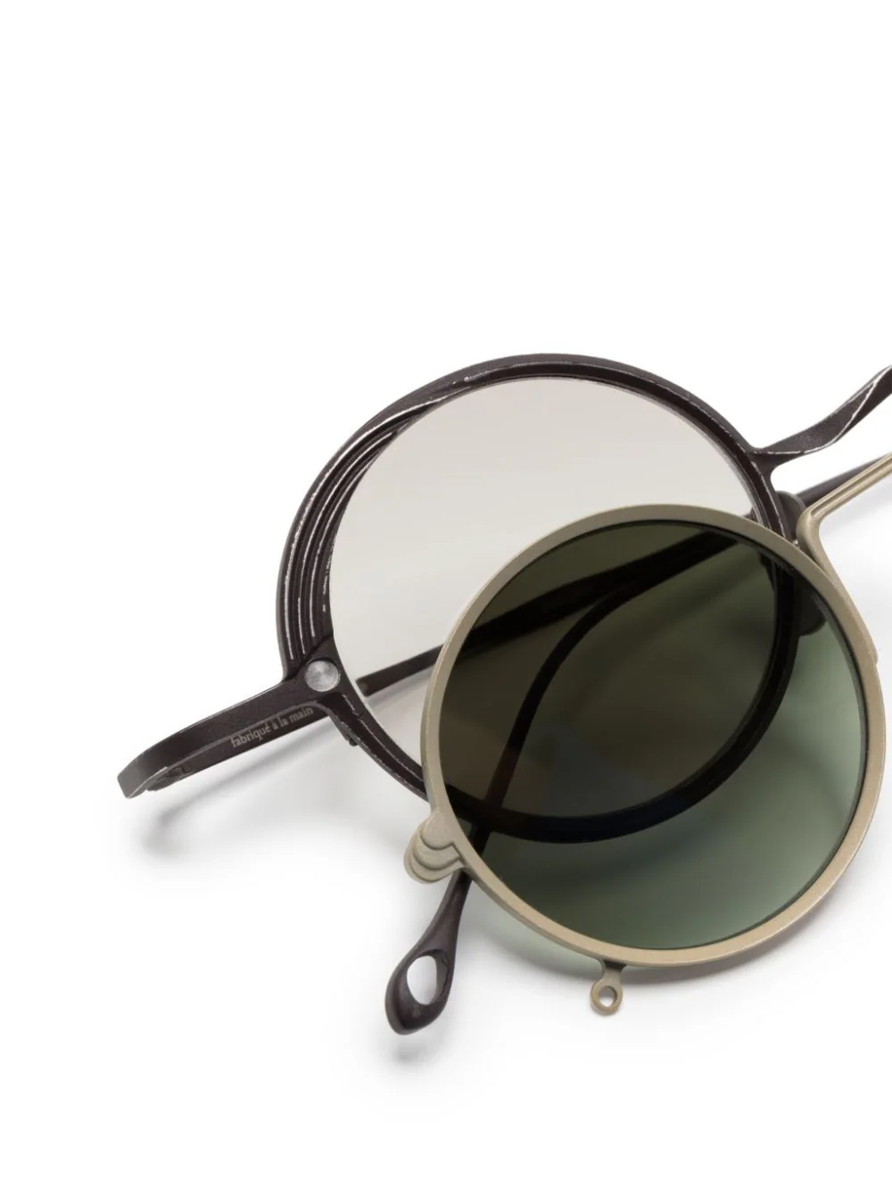RIGARDS X ZIGGY CHEN Pure Titanium Clip-on Sunglasses Vintage 
