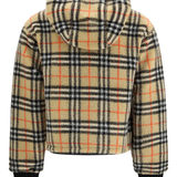 Tan jackets, back view