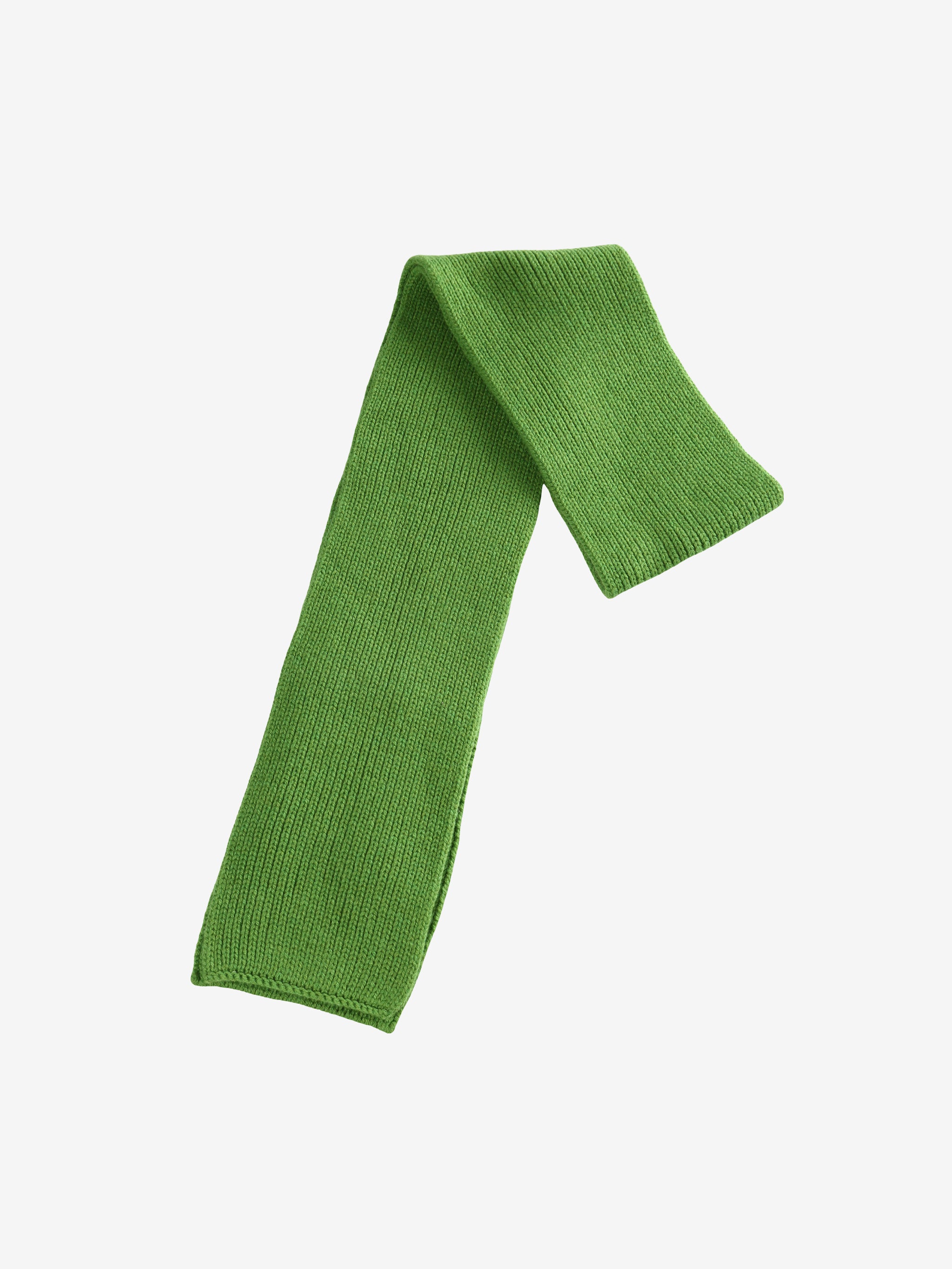 Green scarf, front view