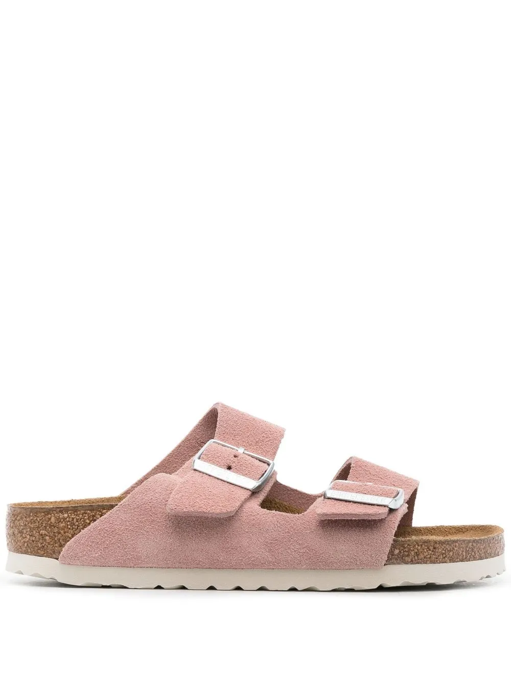 Pink sneakers, side view