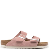 Pink sneakers, side view