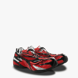 Red sneakers, side view