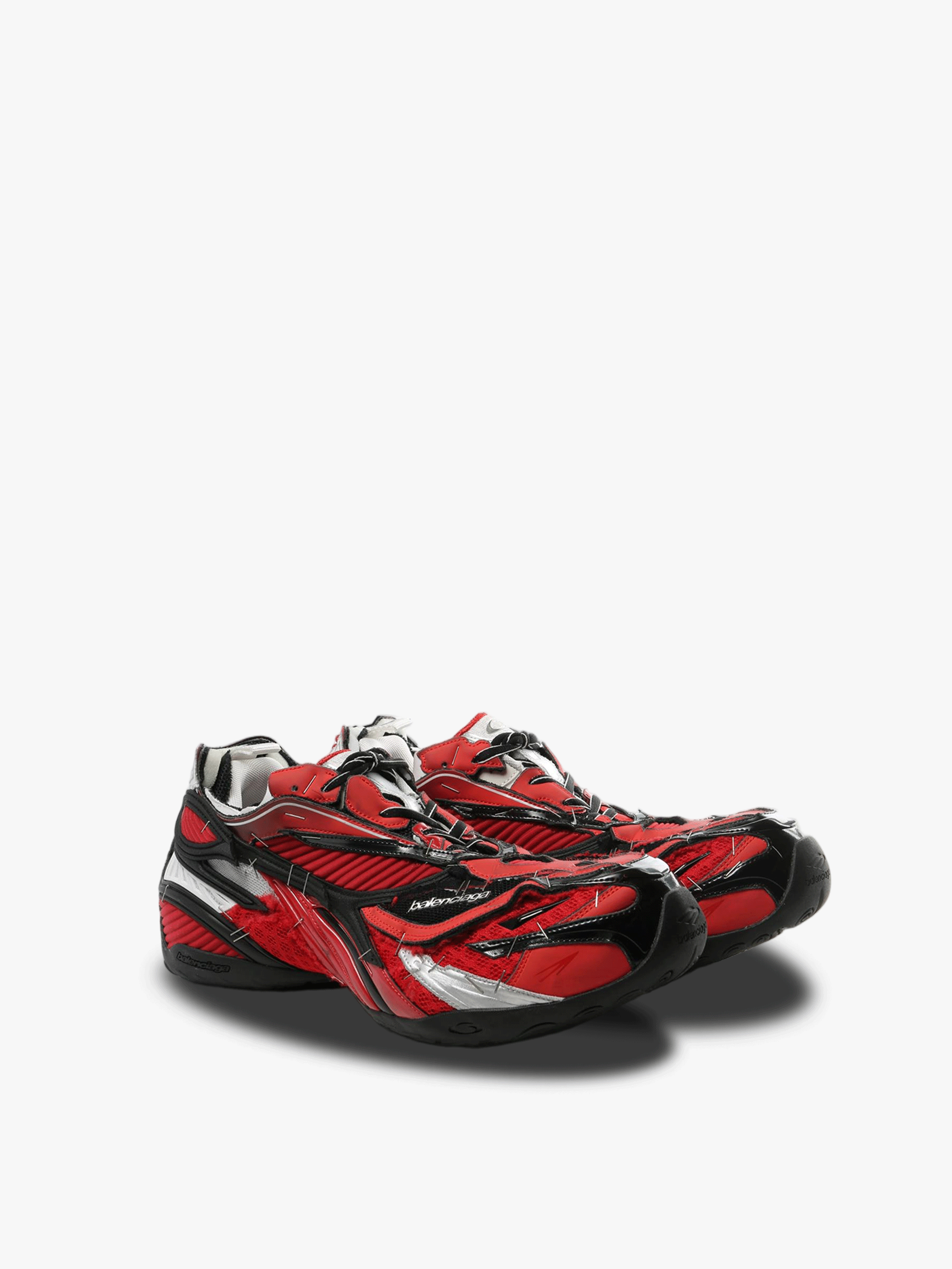 Red sneakers, side view