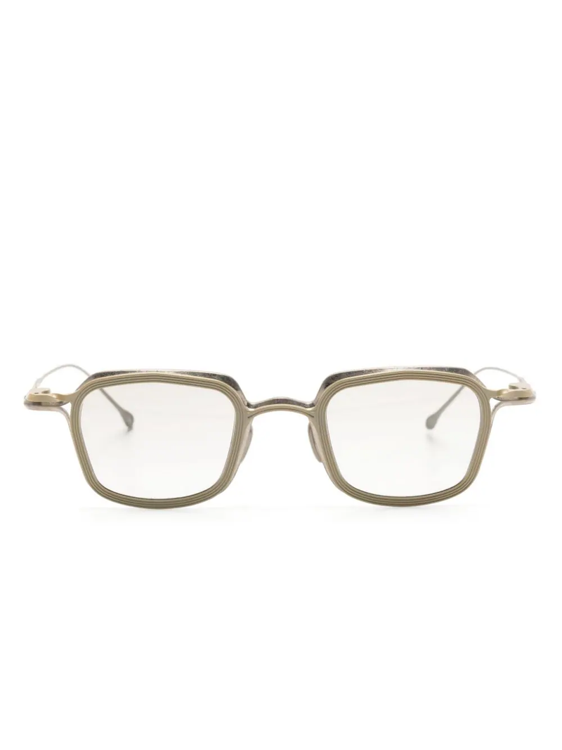 RIGARDS X TVA Vintage Silver (Frame) ×Antique Gold (Clip)x Light Gray (Lens) Sunglasses