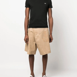 Black t-shirt, full body view