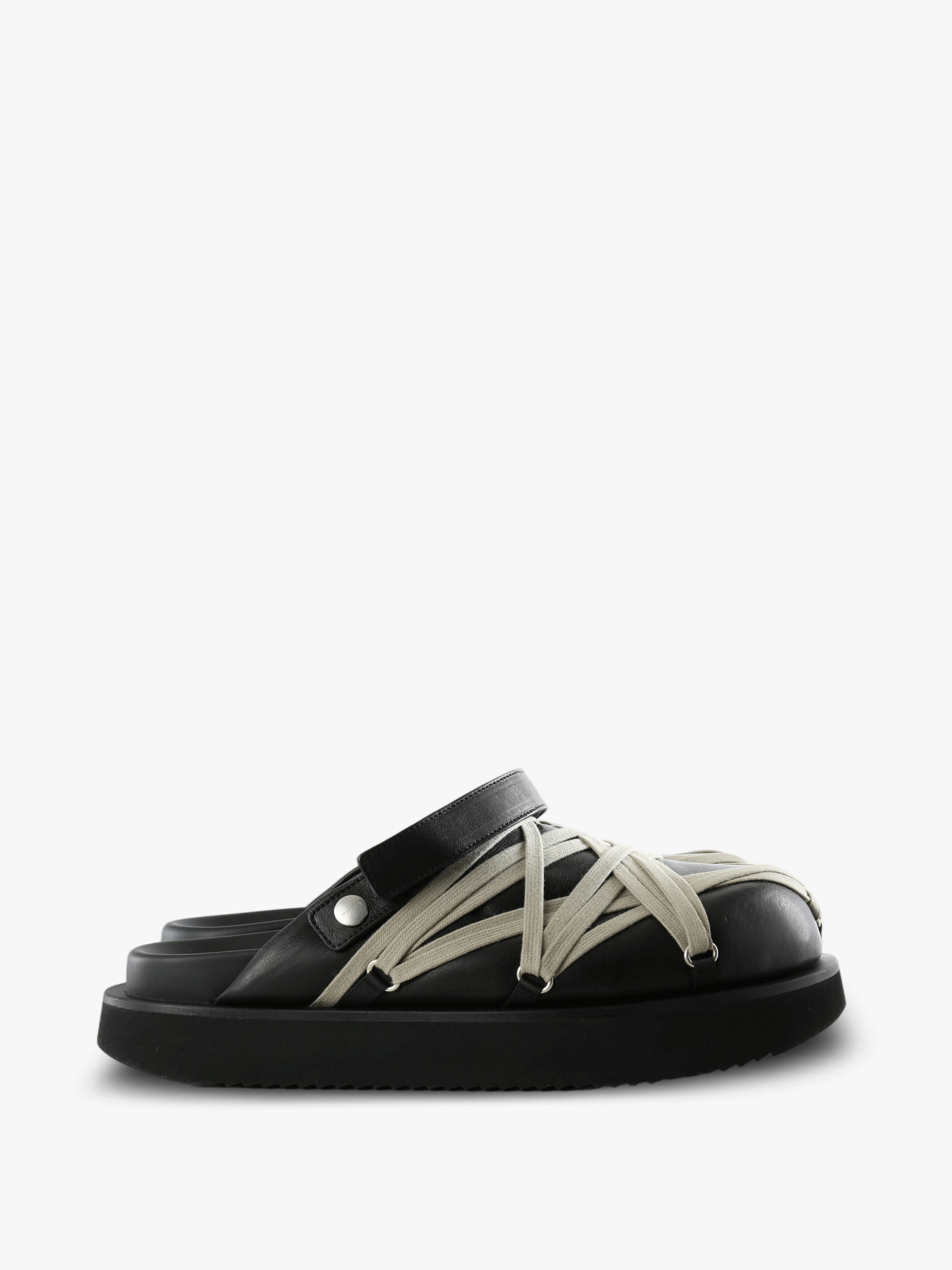 Black shoes, side view