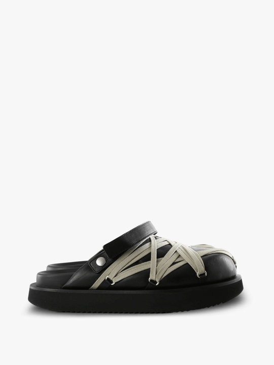 Black shoes, side view