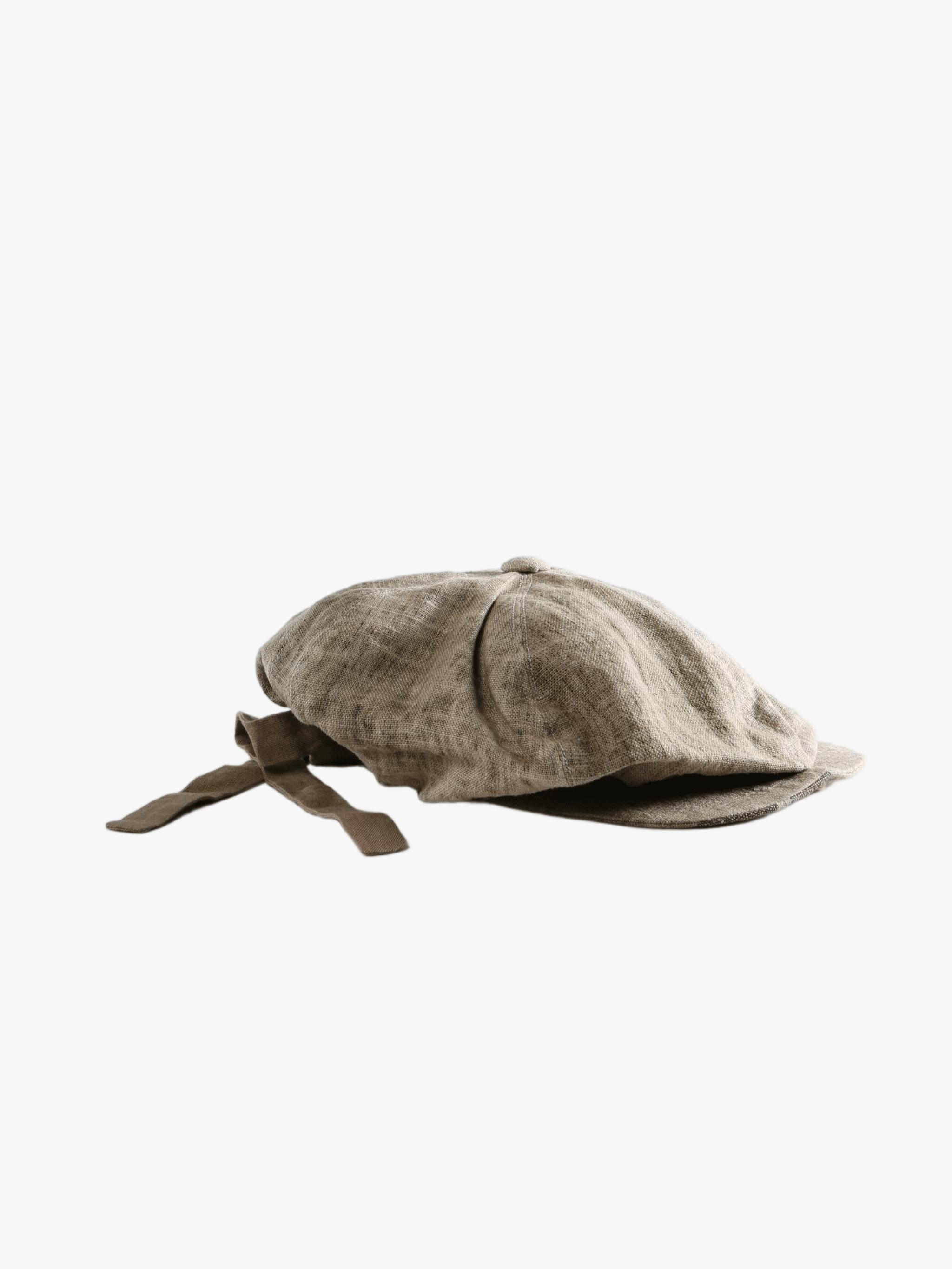 Tan hat, front view