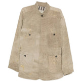 Tan jacket, front view