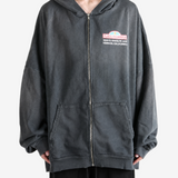 Black hoodie, full body view