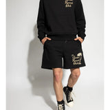 Black t-shirt, full body view