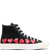 COMME DES GARCONS PLAY X CONVERSE - Chuck 70 Multi Heart High Top