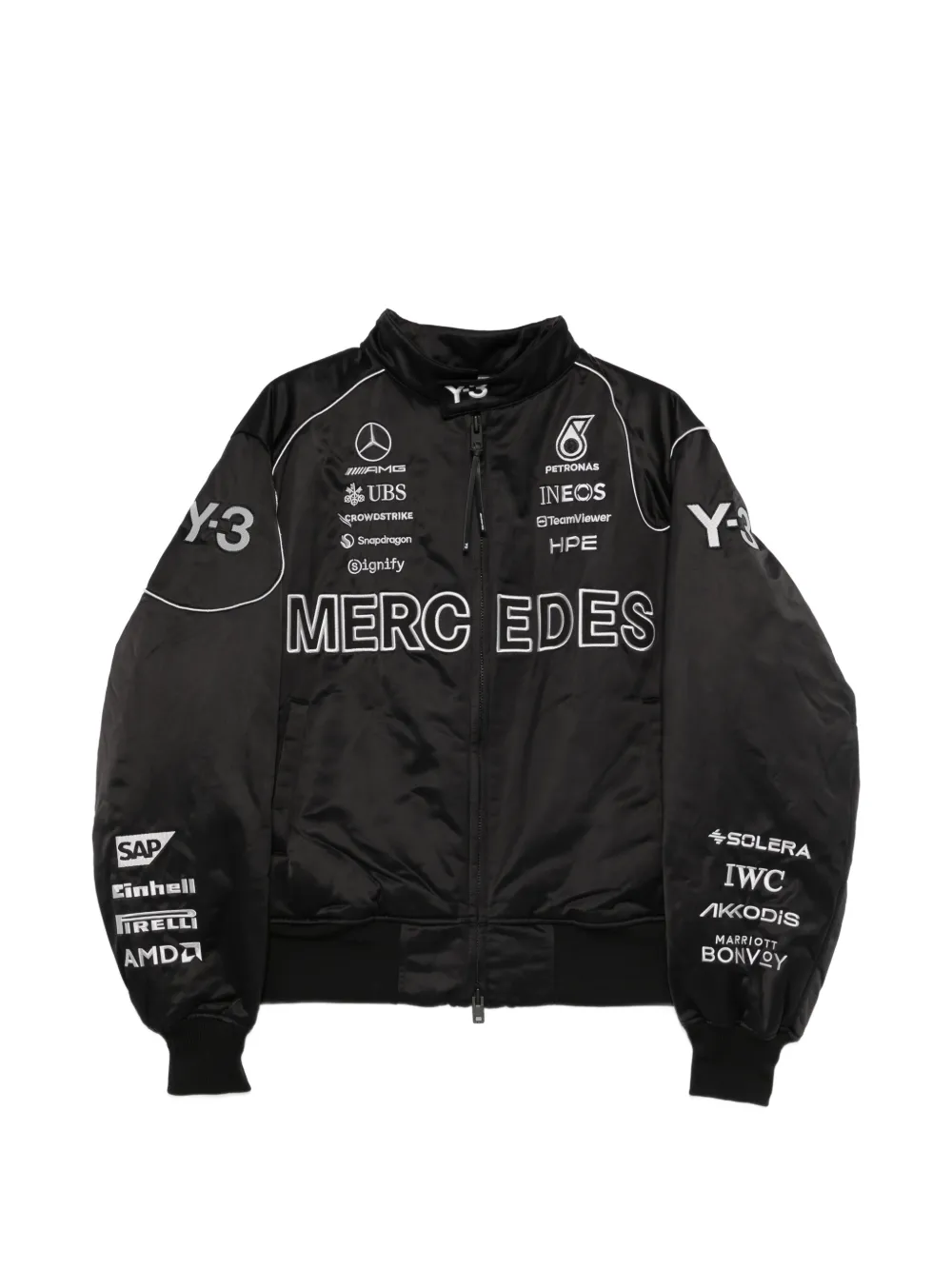 Black jacket, front view