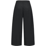 AMOMENTO - Women Two Tuck Wide Banding Pants