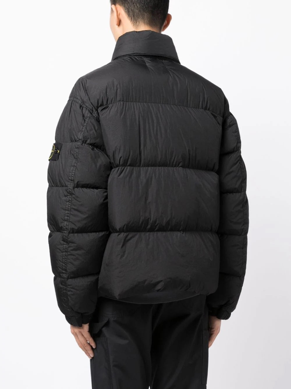 Stone island black winter jacket Outlet