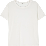 White t-shirt, front view