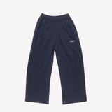Navy pants, front view