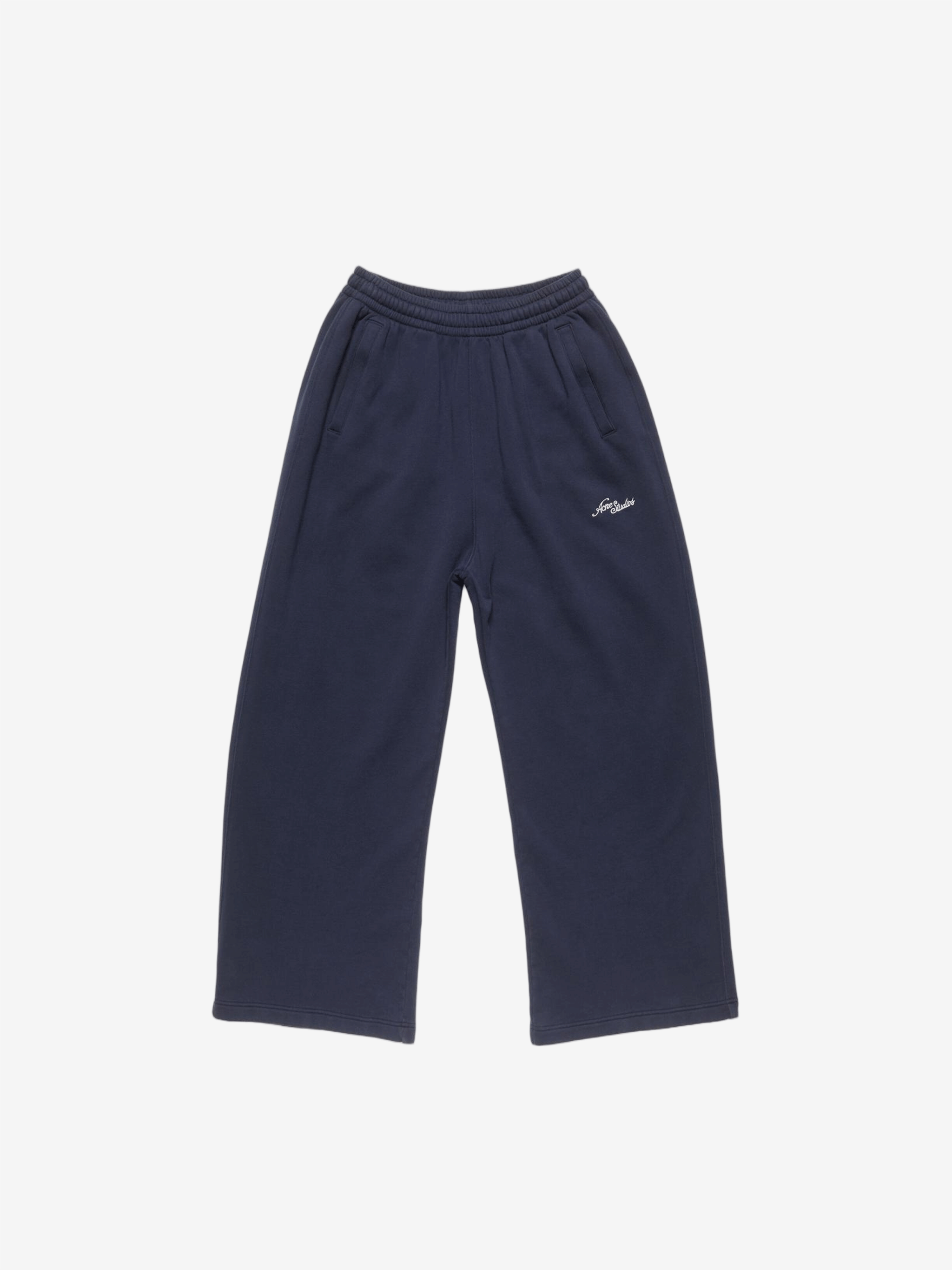 Navy pants, front view