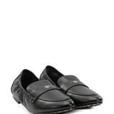Black loafer, side view