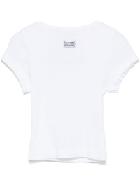 JEAN PAUL GAULTIER - Women "Gaultier" Patch Crop Baby Tee