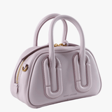 Purple bag, front view