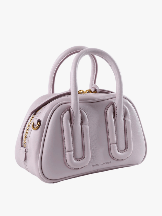 Purple bag, front view