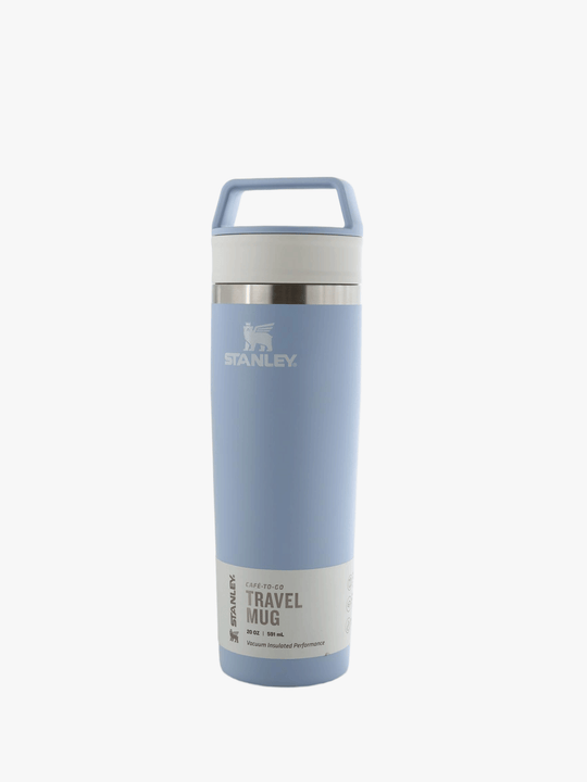 Blue product, front view