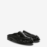 Black sandals, side view