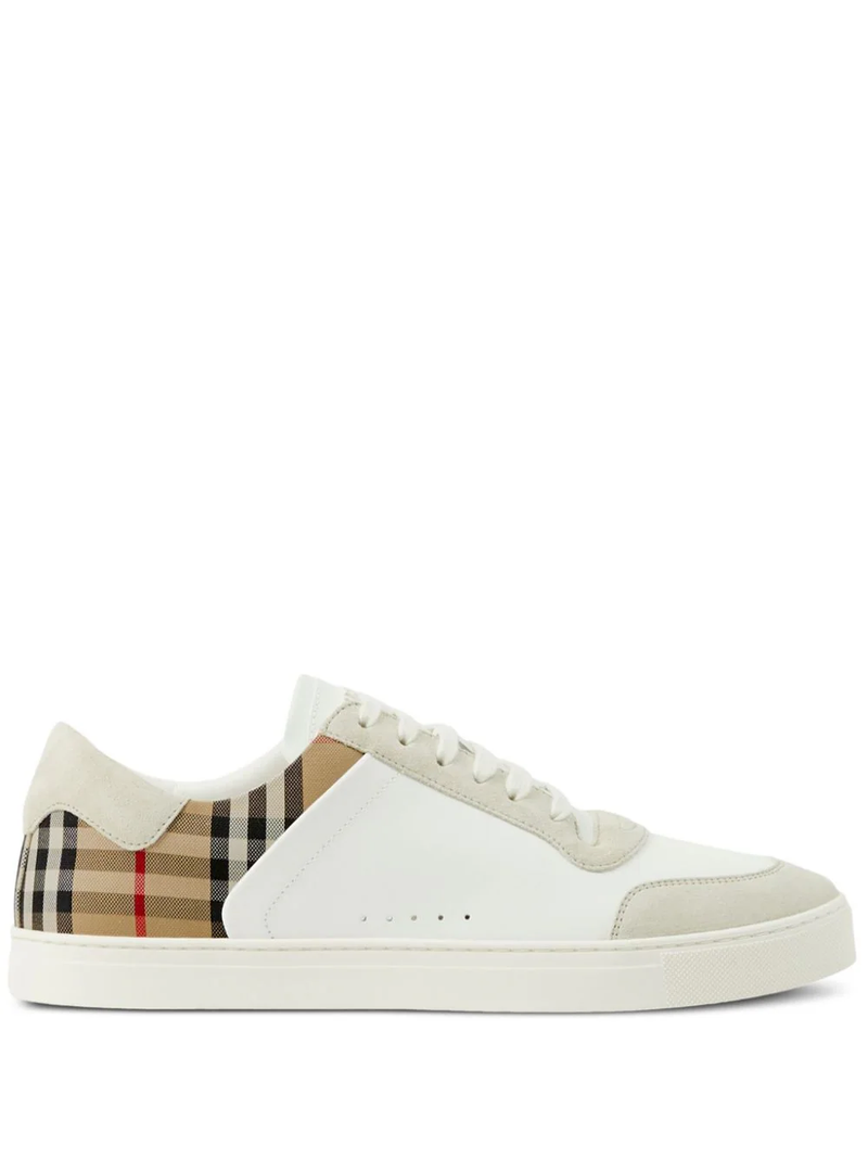 BURBERRY Men Vintage Check Panelled Sneakers