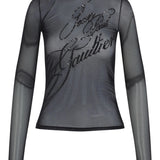 Black top, front view