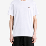 Blue t-shirt, full body view