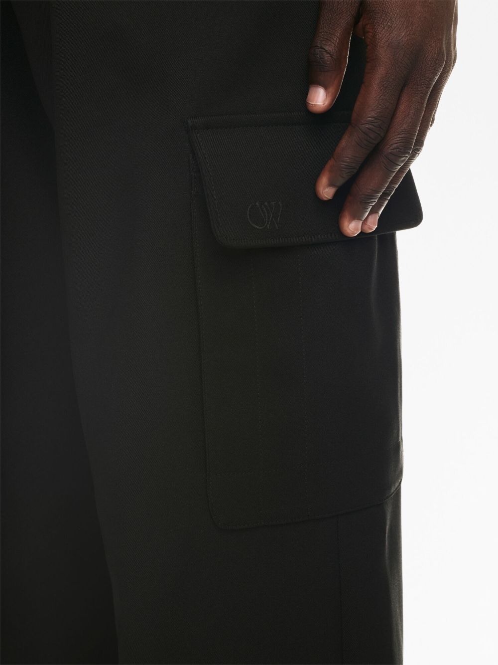 OFF-WHITE Men OW Embroidery Wool Slim Zip Pants – Atelier New York