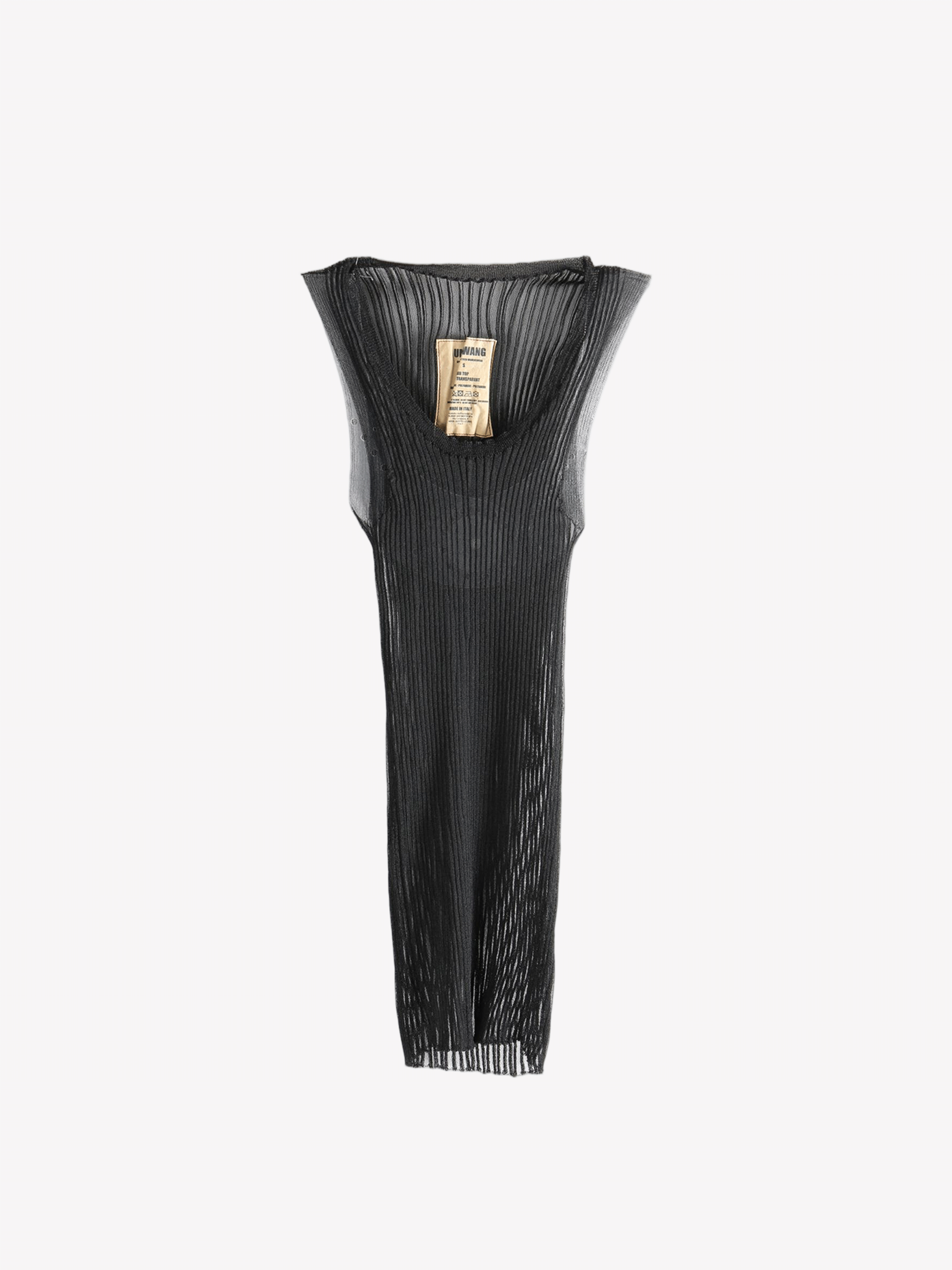 Black tops, front view