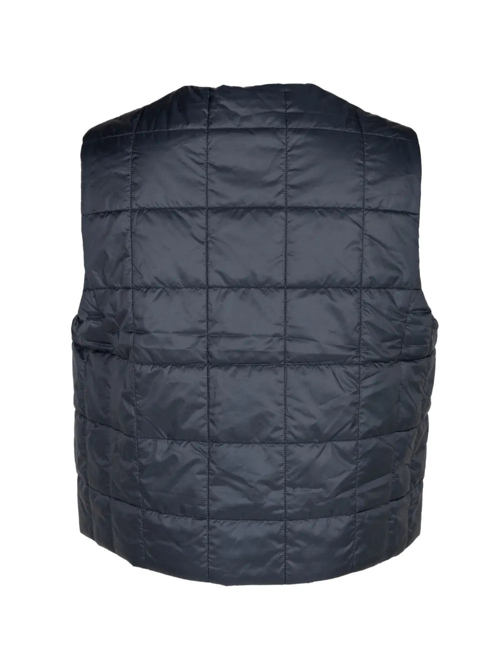 Navy jacket, back view