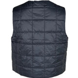 Navy jacket, back view