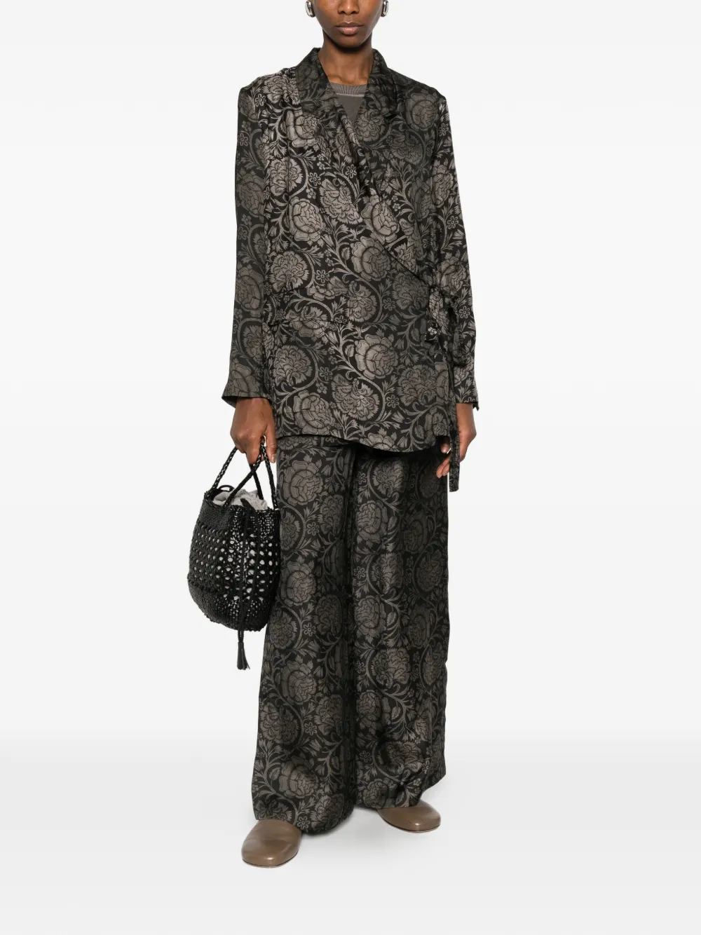 Black jacket, full body view