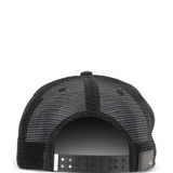 Black hat, back view