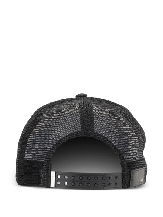 Black hat, back view