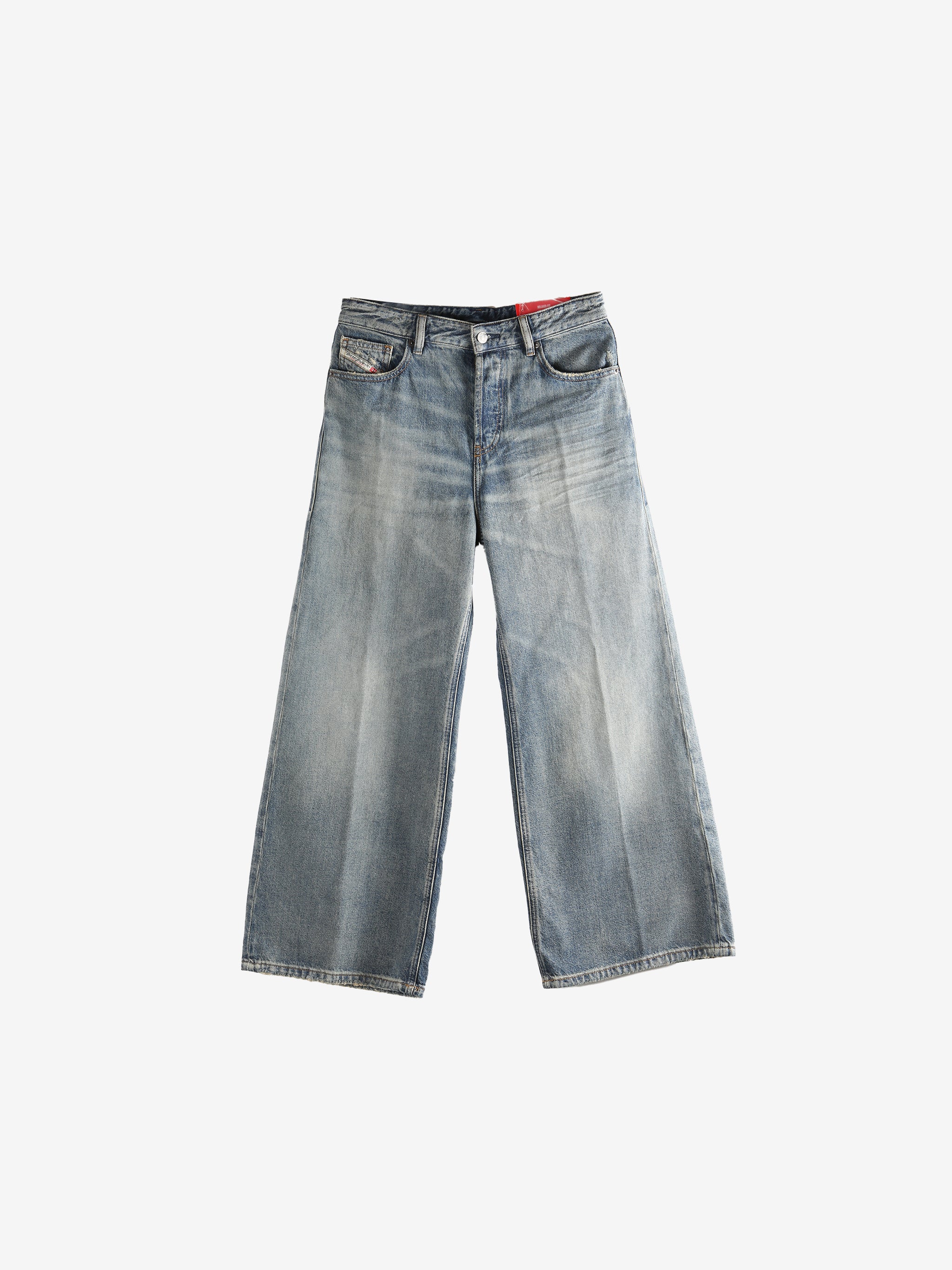 Blue jeans, front view